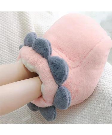 Brojaq Heated Foot Warmer - Washable Slipper Style Rechargeable Cold Weather Accessory for Work Read Travel - Cozy Pink Comfort - Buy Online on GoSupps.com