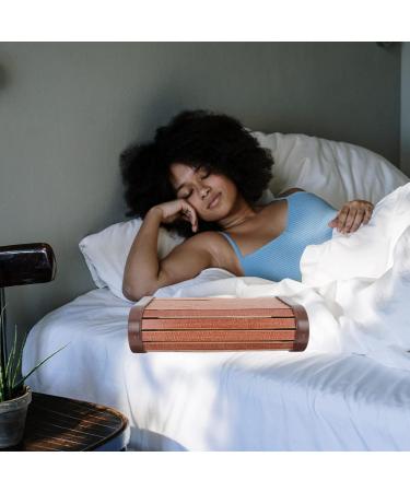 Buy Cabilock Neck Pads for Summer Shoulder Care | Breathable Wood Spa Relaxation | Natural Relief Roller & Support | 31x17cm - Buy Online on GoSupps.com