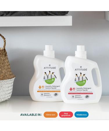 ATTITUDE Laundry Detergent and Dishwasher Tablets Bundle | Plant and Mineral-Based Formulas | Vegan and Cruelty-free Laundry Detergent+Dishwasher Tablets - Buy Online on GoSupps.com
