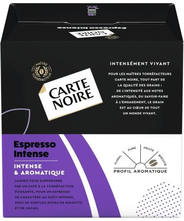 CARTE NOIRE - Intense Espresso - 96 Coffee Capsules Compatible with Nescaf Dolce Gusto Machines - Aromatic Notes of Hazelnut and Cocoa - For an Intense Espresso - 6 Packs of 16 Capsules - Buy Online on GoSupps.com
