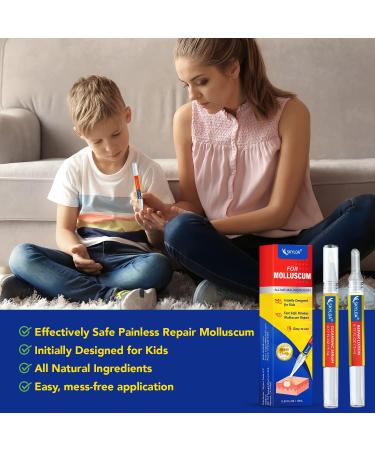Skyloa Molluscum Contagiosum Treatment Pen | Safe & Painless Repair Kit for Kids and Adults | 10mL/0.34 FL.OZ - Buy Online on GoSupps.com