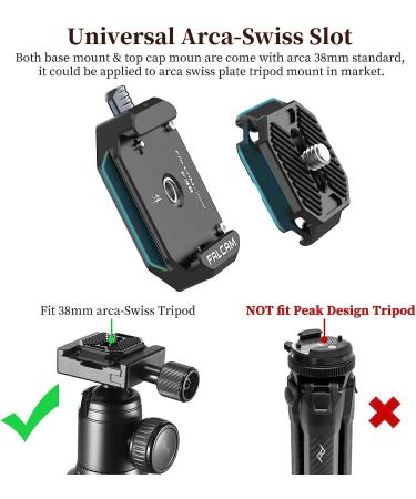 ULANZI F38 Camera Quick Release Plate - 1/4 to 3/8 Screw Thread - QR Plate for Sony Canon DSLR Stabilizer Slider Monopod - Buy Online on GoSupps.com