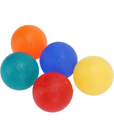 ZJchao 5pcs Hand Exercise Balls Round Squeeze Balls Resistance Ball for Hand Finger Grip Strengthening and Arthritis Stress Relief - Buy Online on GoSupps.com