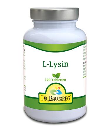 L-Lysine - 120 tablets 1000mg each - Amino Essential - Dr. Bawareg