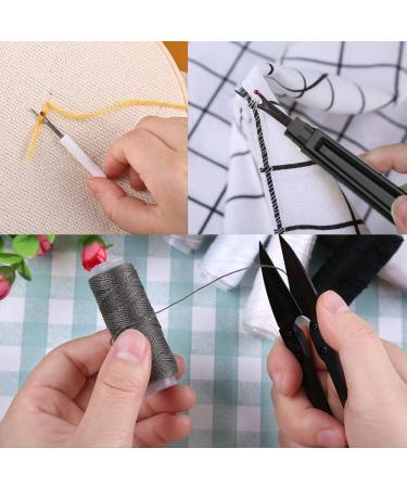 Heavy Duty Upholstery Repair Sewing Kit with Awl, Seam Ripper, Needles, Thread - Leather Craft Tool for Shoes, Sofa, Tent - DIY Sewing Kit - Buy Online on GoSupps.com