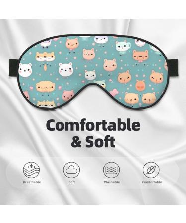 Buy Cute Fox Eye Mask | Soft Elastic & Adjustable Sleeping Mask for Men & Women | International Shipping Available - Buy Online on GoSupps.com