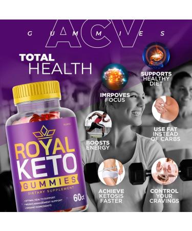 Alapor Royal Keto ACV Gummies - Advanced Formula for Health - 30 Days Supply, 60 Count - Buy Online on GoSupps.com