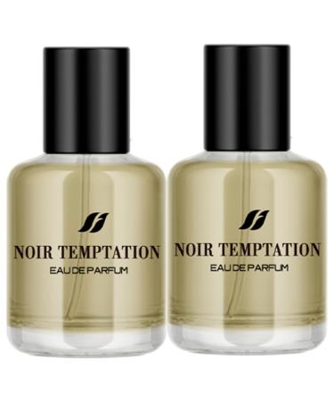 FARMASi 2-Pack Noir Temptation Eau de Parfum Men - Seductive Fragrance Masculine Scent Evening Wear Bold Aroma Long Lasting Cologne Sophisticated Essence Intense Perfume Signature Scent Daily 1 Count (Pack of 2)