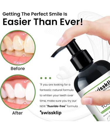 Buy Swissklip Peppermint Tooth Gel - Fluoride-Free 8 oz | International Shipping Available - Buy Online on GoSupps.com