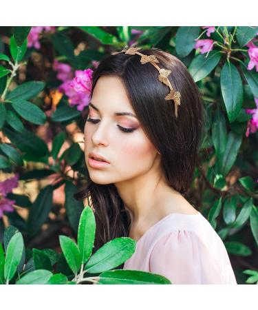 Beaupretty Butterfly Headband - Vintage Bridal Wedding Crown for Women Girls - Gold Metal Tiara Headpiece - 1 Count - Buy Online on GoSupps.com