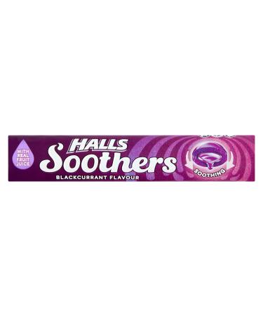 Halls Soothers Sweets Blackcurrant 45g SOOTHERS BLACKCURRANT FLAVOUR 45 g (Pack of 1)