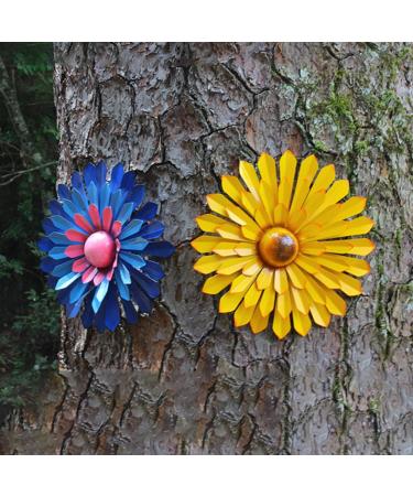 Cabilock 5pcs Wall Hanging Ornament Wall Pendant 3d Wall Art Garden Wall Hanging Iron - Buy Online on GoSupps.com