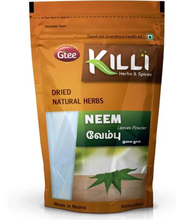 Organic Neem Leaves Powder - 100g (Pack of 2) | Pure Azadirachta Indica | KILLI - Buy Online on GoSupps.com