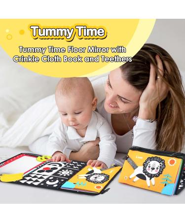 Buy Foldable Baby Mirror Toy | Tummy Time & Cognitive Development | Ideal for Newborns 0-6 Months - Buy Online on GoSupps.com