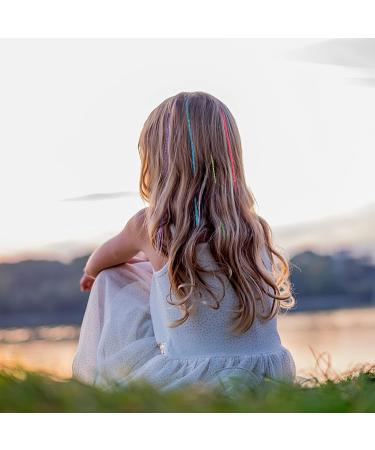 Lurrose 1 Set of Kids Hair Extensions with Hair Clips Braided Hair Piece with Elastic Rope Hair Braid for Party Favors - Buy Online on GoSupps.com