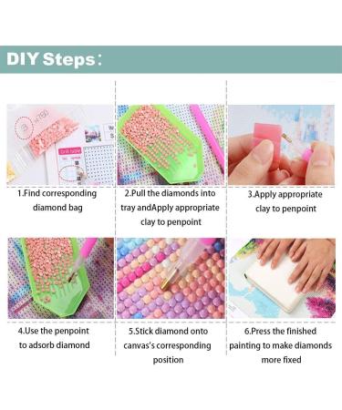 FILASLFT Diamond Painting Kit - A-Luna Moth Design - DIY Diamond Art for Adults - Includes Tools & Accessories - 12x16inch - Relaxing Craft & Home Wall Decor - Buy Online on GoSupps.com