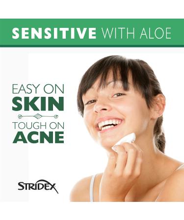 Stridex Sensitive Acne Pads - 90-Count (Pack of 3) - Buy Online on GoSupps.com