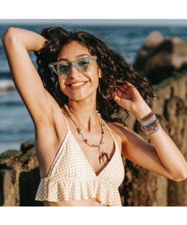 20pcs Boho Hair Tie Bracelets - Dual-use Elastic Bands for Thick Hair | Decorative Accessories for Women and Girls - Buy Online on GoSupps.com