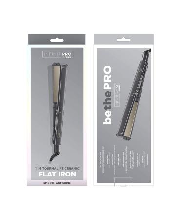 INFINITIPRO BY CONAIR Tourmaline Ceramic Flat Iron 1-inch - Professional Hair Straightener - Buy Online on GoSupps.com