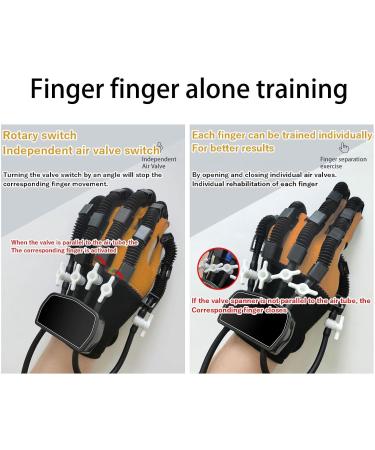 Robot Gloves Hemiplegia Hand Therapy Equipment Stroke Hand and Finger Training Hand and Finger Function Rehabilitation Gloves Finger Orthosis(Size:L Color:Left Hand) Large Left Hand - Buy Online on GoSupps.com