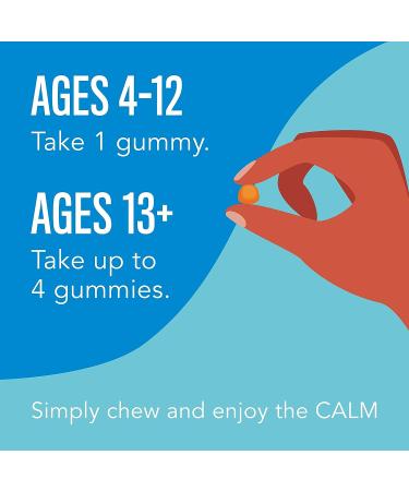 Natural Vitality Calm Kids Magnesium Citrate Gummies - Stress Relief & Healthy Response - Gluten Free, Vegan - Sweet Citrus (120 Count) - Buy Online on GoSupps.com