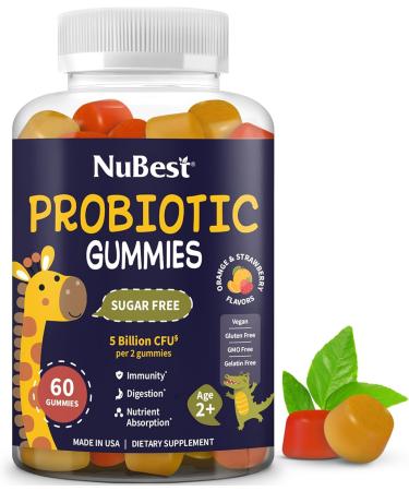 Omega 3 Gummies & Probiotic Gummies Bundle - Brain Growth Eye Health Digestive Support in Kid-Friendly Gummies - Buy Online on GoSupps.com