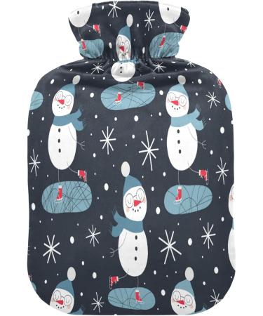 Buy KCL Deci 2L Hot Water Bottle with Cover - Christmas Snowman Design | Ideal for Menstrual Cramps Neck & Shoulder Pain Relief Hand & Foot Warmer - International Shipping Available - Buy Online on GoSupps.com