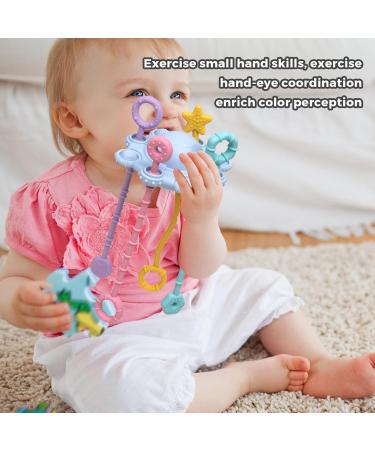 Buy Interactive Babies Pull Cord Activity Toys | Sensor Spinner Toys for Toddlers | Early Development Blue Toys - Buy Online on GoSupps.com