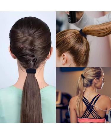 Buy Silicone Foldable Elastic Hairband - Magic Ponytail Holder & Stretch Hair Tie (2 Tablets) - Durable Brown Ponytail Headband Rope for International Shipping - Buy Online on GoSupps.com