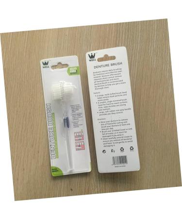 ULTECHNOVO 2pcs Cleaning Brush Set - Double-Sided Denture & False Toothbrush for Easy Cleaning - International Shipping Available - Buy Online on GoSupps.com