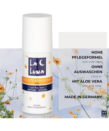 THE MOON La Luna Hair Shampoo for children light comb spray with aloe vera valuable ceramides no pulling vegan La Luna hair care hair treatment boys and girls hair care leave in 350 ml - Buy Online on GoSupps.com