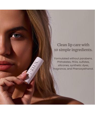 Lun Peptide Lip Balm Clean Formula Hydrating with Hyaluronic Acid Peptides Blue Light Protection Untinted Mint Flavor 3.7g - Buy Online on GoSupps.com