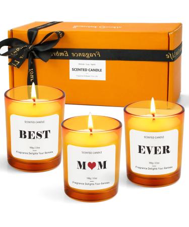 Mothers Day Gifts Mothers Day Scented Candles Gifts Gifts for Mom from Daughter Son Birthday Gifts for Mom Candles Best Mom Ever Gifts Presents for Mom Mother Days Decorations Mothers Day Candles