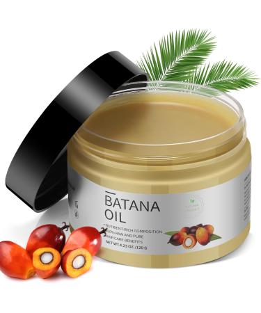 Batana Oil For Hair Growth Natural Hair Growth Oil and Conditioner for Thickens Hair Repairs Damage Eliminates Frizz & Split Ends Effective Hair Thickening for Women and Men 4.23oz