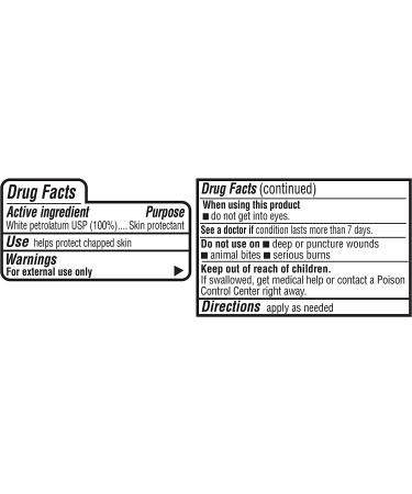 Amazon Basics White Petroleum Jelly Skin Protectant, Unscented 3.75 oz - 1-Pack - Buy Online on GoSupps.com