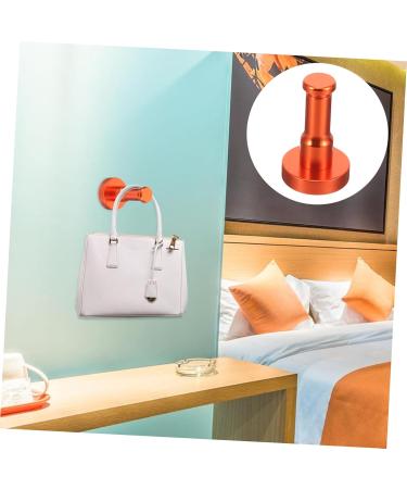 PRETYZOOM Coat Hook Towel Hanger Wall Mounted Hooks Hanging Hangers Sticky Hook Wall-Mounted medium Orange - Buy Online on GoSupps.com