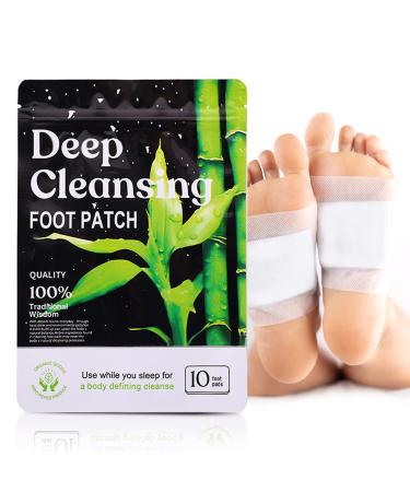 Foot Pads - Ginger Foot Pads - Deep Cleansing Foot Pads - Foot Pads for Your Feet | Foot Pad | Foot Care - Feet Pads | All Natural & Premium Ingredients for Best Combination & Results - 10 Pads