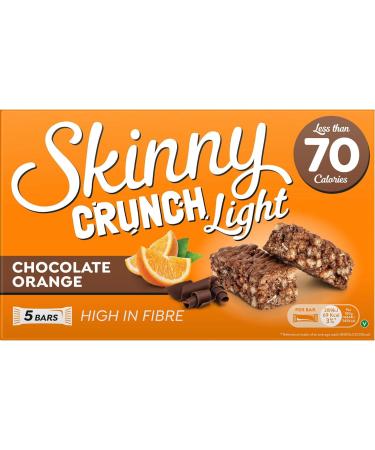 3x Bundle Containing Orange Skinny Crunch Snack Bars With Oerich Inspirational Card - Buy Online on GoSupps.com