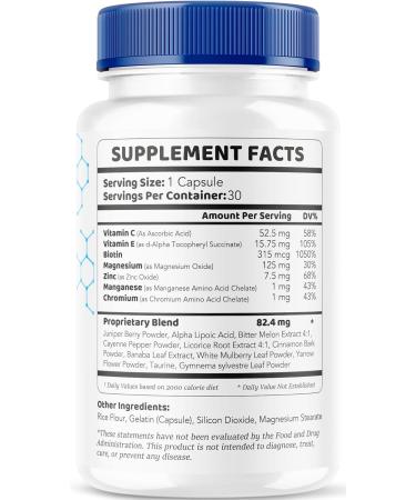 (3 Pack) Gluctose Advanced Blood Support Gluctose Gluctose - Advanced Blood Support Supplement Gluctose Supplement Support Capsules - All Natural Formula 90 Capsules for 3 Months - Buy Online on GoSupps.com