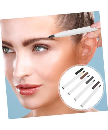 HAPINARY 4pcs Four Forked Eyebrow Pencil Anti-perspiration Eyebrow Pens Four-head Eyebrow Pens Cosmetic Abs - Buy Online on GoSupps.com