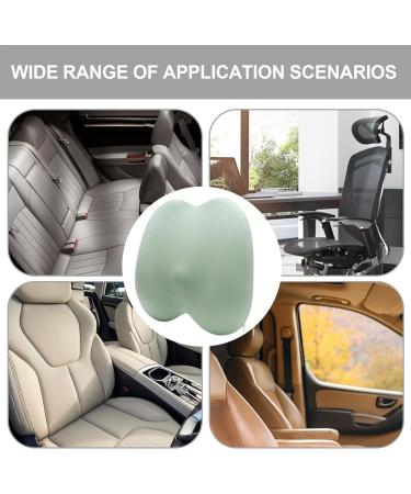 Car Backrest Cushion | Breathable Lumbar Support Cushion | Summer Soft Sponge Waist Protection Cushion Ergonomic Backrest Cushion for Men Green - Buy Online on GoSupps.com