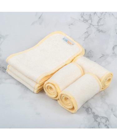 ALVABABY 12PCS Newborn Cloth Diaper Insert - 3-Layer Bamboo Inserts (Pack of 12) - Buy Online on GoSupps.com