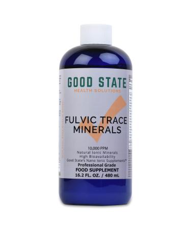 Good State | Ionic Trace Minerals with Fulvic Acid | Great for Boosting Immune System | 96 Servings at 125 Mg | 16 Fl oz Bottle - Buy Online on GoSupps.com
