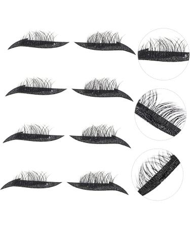 Beatifufu 4 Pairs False Eyelashes Eye Makeup Sticker Eyeliner Tape Self- Adhesive Eye Line Eye Makeup Stickers Double Eyelid Sticker Eyeliner Stickers for Eyes Eyeliner Stickers Wing Plastic - Buy Online on GoSupps.com