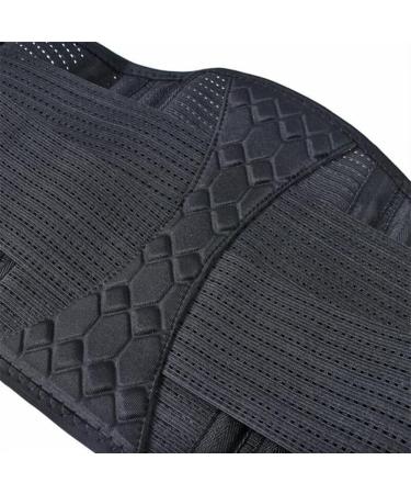 Back Support for Pain Relief - Breathable Lumbar Belts for Men & Women | Decompression Cushion for Herniated Disc & Sciatica - Black - Buy Online on GoSupps.com