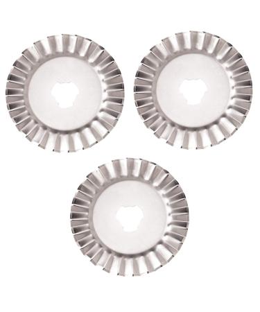 Fiskars 93518097J Decorative Rotary Replacement Pinking Blade, 45mm - 3 Pack