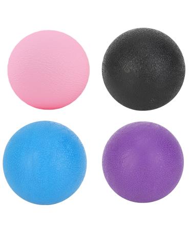 Zhiyuan 4 pieces Massageball massage balls massage ball for feet fascia ball hockey ball fascia ball set facies balls massage balls for hind legs and feet trigger point for yoga