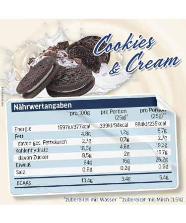 All Stars Protein Deluxe Can 400g - Cookies & Cream | Premium Protein Powder for Muscle Building & Weight Management - Buy Online on GoSupps.com