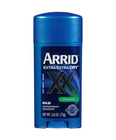 Arrid XX Solid Unscented Antiperspirant Deodorant 2.7oz Sticks - Pack of 6 - Buy Online on GoSupps.com