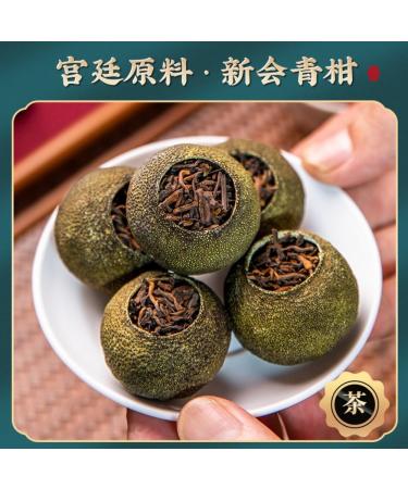 HQZM Xinhui Small Green Mandarin Puerh RipeTea 250g*2 Glossy and Round Choice of Quality 1764oz - Buy Online on GoSupps.com